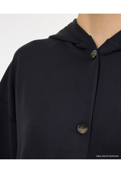 Yargıcı Regular Kapüşonlu Yaka Uzun Kol Sweatshirt 26kksw9005l 001 Siyah Yargıcı Regular Kapüşonlu Yaka Uzun Kol Sweatshirt 26kksw9005l 001 Siyah