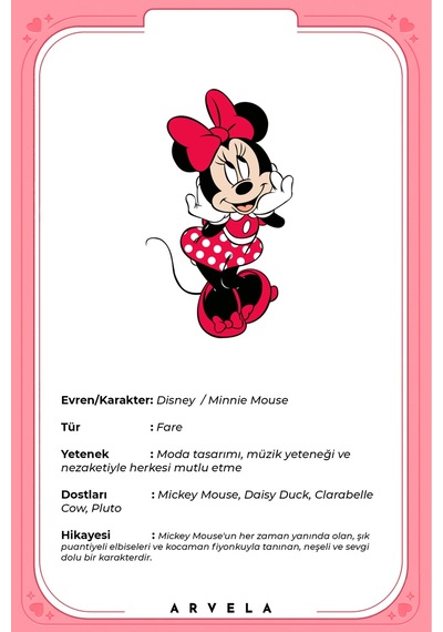 Minnie Mouse & Pluto Karakteri - Eğitici Oyuncak - Koleksiyon