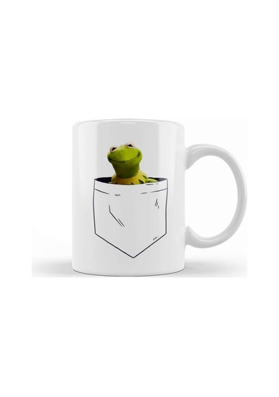 Kermit Breastpocket Kupa Bardak Porselen Karışık