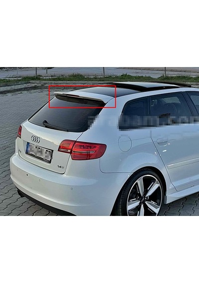 A3 8p Sportback Spoiler -4 Kapı Uyumludur - Boyasız - Fiberglass