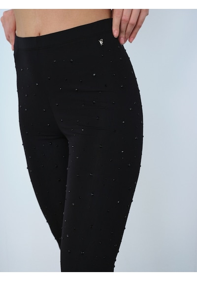 Slim Fit Kadın Tayt Siyah