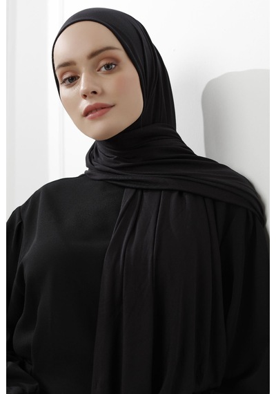 Hira Penye Şal Siyah Siyah