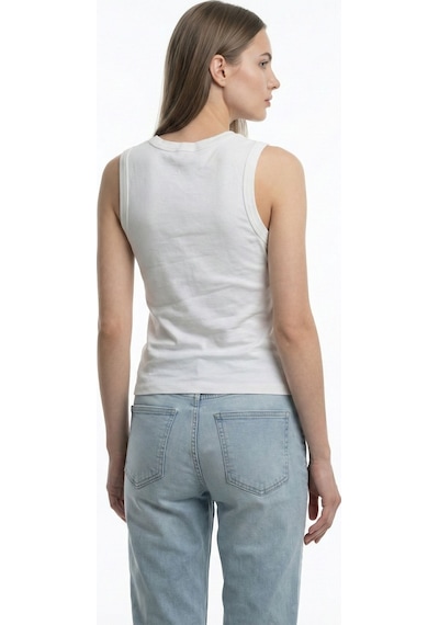 LOFT Slim Fit Kadın Bluz K.kol Lf2042980 Q1.v1 Beyaz
