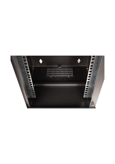 Lande Pandora Soho 9u 300x300 10 Duvar Tipi Rack Kabinet Siyah Cam Kapaklı