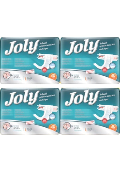 Joly Belbantlı Hasta Bezi L 4 x 30'lu