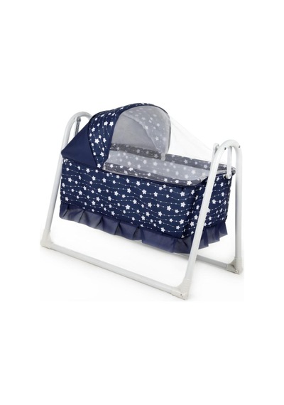 Tommybaby Yuvam Lüx Sepet Beşik Portatif Bebek Beşiği Sallanır Gri