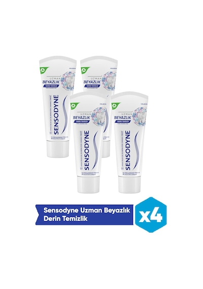 Sensodyne Uzman Beyazlık Derin Temizlik 75ml X4