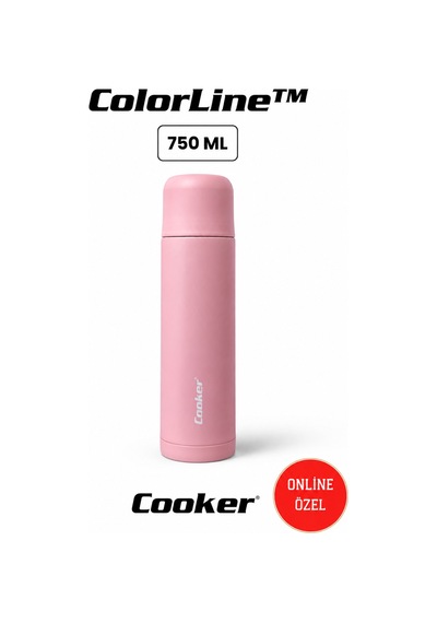 Colorline 750 Ml Paslanmaz Çelik Termos Yeşil Ckr2022 Pembe