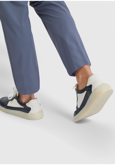 Ramsey Mavi Düz Dokuma Jogging Fit Casual Pantolon