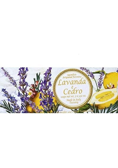 Saponificio Artigianale Fiorentino Sabun 3x100 Gr - Lavender And Cedar Diğer