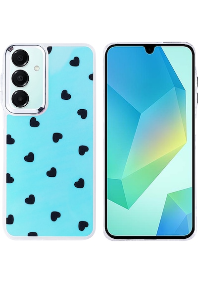 Galaxy A16 Kılıf Airbag Tasarımlı Zore Hadra Kapak Kalp