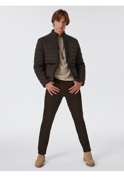 Loft Slim Fit Erkek Mont Haki