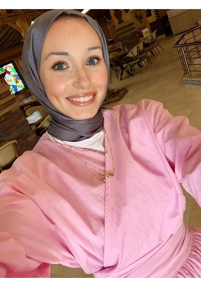 Butik Moda Etkm003 Üstü Bağlamalı Eteği Yandan Fermuarlı Takım Pembe 001