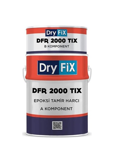 Dryfix Dfr 2000 Tiksotropik Epoksi Tamir Ve Yapıştırma Harcı 5 Kg Set Diğer