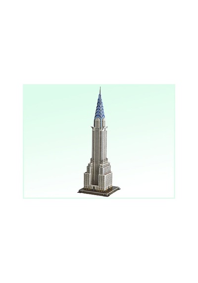3D Puzzle 3 Boyutlu Maket Amerika Newyork Manhattan Chrysler Buil