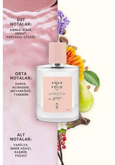 Aqua Di Polo 1987 La Rocca Sense Kadın Parfüm EDP 50 ML + La Rocca Sense Sprey Deodorant 150 ML