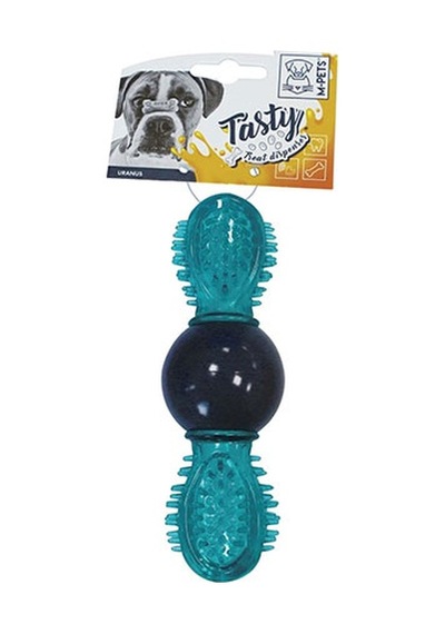 M-pets Uranus Kauçuk Ödül Hazneli Köpek Oyuncağı Mavi 16,5x6x6 Cm 244-50061.01