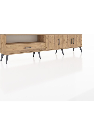 Arges Tv Ünitesi 3 Raflı Tek Çekmeceli 3 Kapaklı 220x30x51 Çam-çam Atlas Çam/atlas Çam - Atlas Çam Arges Tv Ünitesi 3 Raflı Tek Çekmeceli 3 Kapaklı 220x30x51 Çam-çam Atlas Çam/atlas Çam - Atlas Çam