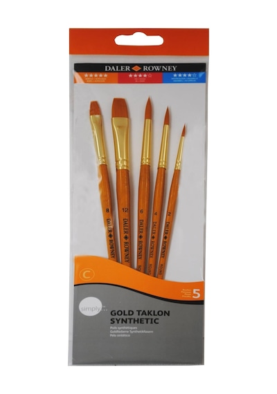 Taklon Fırça Seti Kısa Sap 5'li 2 216920501