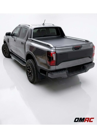 Ford Ranger 2022-2026 Uyumlu Araca Özel Omback Sürgülü Bagaj Kapama Siyah