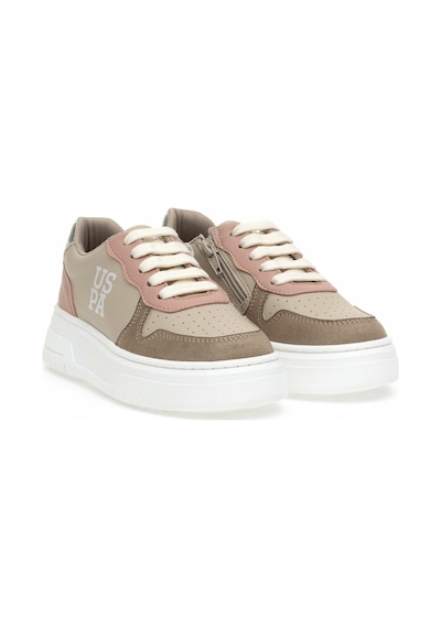 U.S. Polo Assn. Kız Çocuk Bej Sneaker Ayakkabı 50315546-VR011