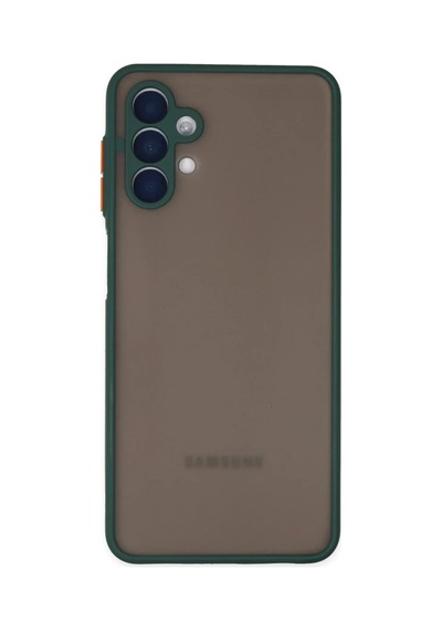 Galaxy A04s Kılıf Montreal Silikon Kapak - Yeşil