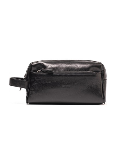 Black El Çantası Erkek 4273 Vergelio Purse Matte Crystal Clutch Bag Siyah