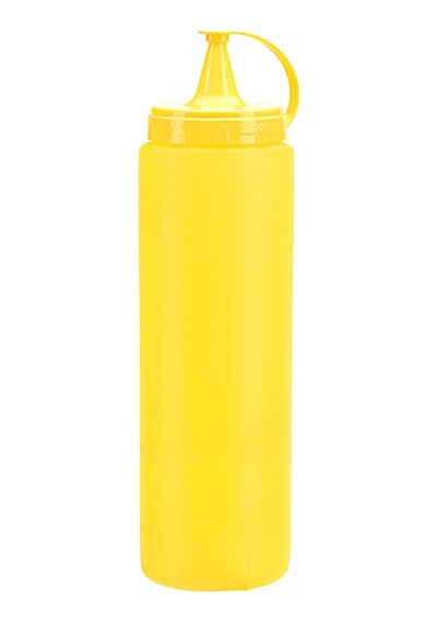 Mayonez Sos Şişesi - 1000ml Dev Boy Sarı Çok Renkli