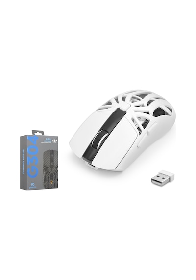Good Pro G304w Tri Mode Rgb Gaming Hafif Mouse 10000 Dpı Beyaz Diğer