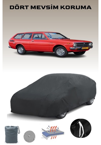 Siyah, Toyota Corolla 2 Van, Araba Brandası, Oto Örtüsü, Araba Çadırı Siyah
