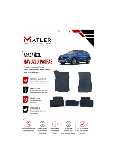 Mercedes Gla 2025 Model 4d Ekstra Havuzlu Paspas