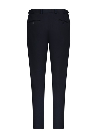 Hatemoğlu Lacivert Slim Fit Mono Yaka Takım Elbise