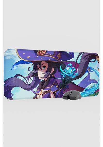 Mona Genshin Impact Anime Gacha V1 - 70x30 Xl Gaming Mouse Pad Fare Altlığı