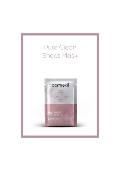 Dermokil Pure Clean 3 In 1 Kağıt Yüz Maskesi 23 ML