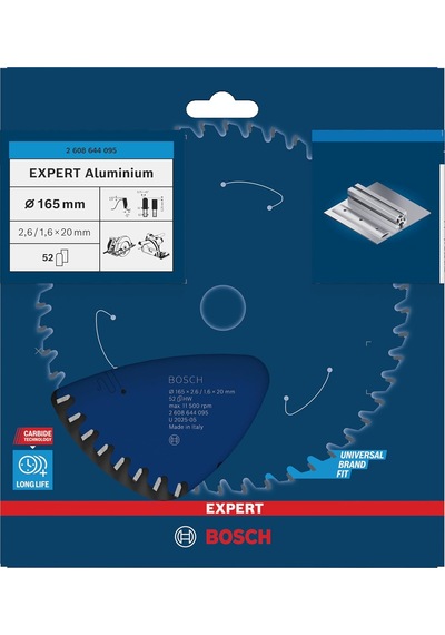 Tr Daire Testere Bıçağı, 2608644095 Alüminyum Parent 165 Mm İçin, 2608644095