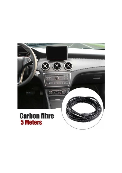 Carmind Karbon Torpido Şerit Fitil 5mt