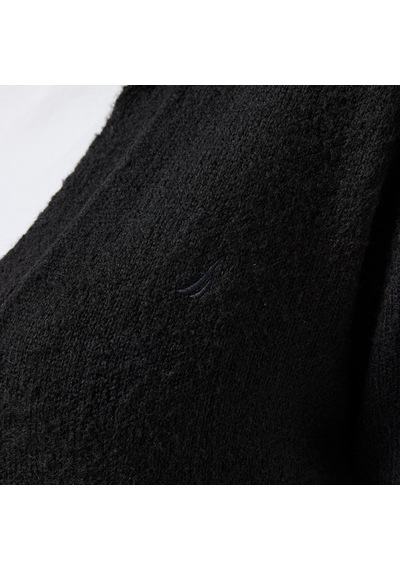Nautica Kadın Siyah Uzun Kollu Regular Fit Elbise Düz 47d400t Siyah