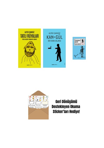 Tatlı Rüyalar + Kan Ve Gül + Cehennem Çiçeği + Okuma Sticker'ları