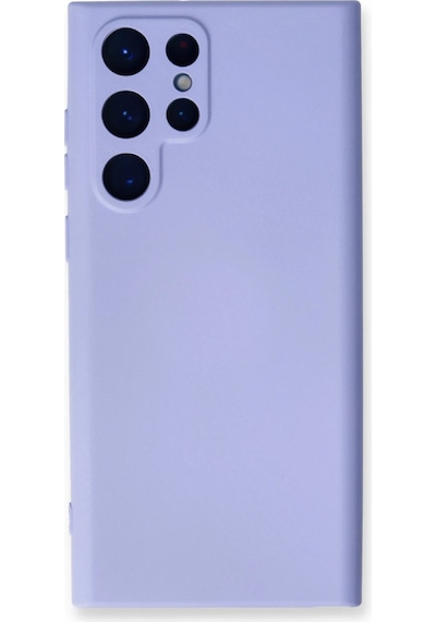 Newface - 828 -  Galaxy Uyumlu S24 Ultra Kılıf Nano İçi Kadife Silikon - Edntrend - - Lila LİLA