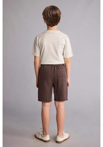 Defacto Regular Fıt Tencel Şort Erkek Çocuk H5137a826smbn540 Kahve-bn540