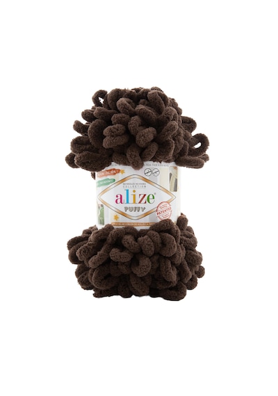 Alize 5 Adet Puffy El Örgü Ipliği 5'li Paket - 100 Gr. 9 Mt. Parmak Örgü Ipi - Şevval Tuhafiye 26