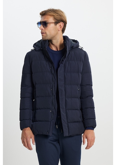 AC&Co / Altınyıldız Classics Erkek K.lacı Standart Fit Normal Kesim Çıkma Kapüşon Yaka Yan Cepli Mont Koyu Lacivert AC&Co / Altınyıldız Classics Erkek K.lacı Standart Fit Normal Kesim Çıkma Kapüşon Yaka Yan Cepli Mont Koyu Lacivert