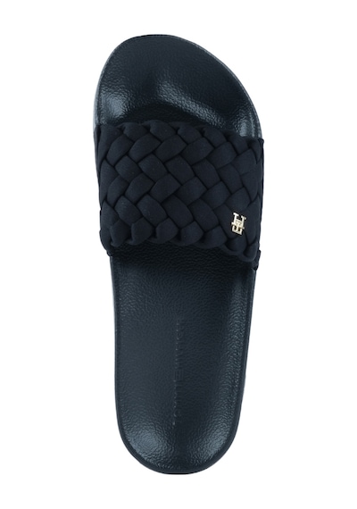 Tommy Hilfiger Braided Kadın Siyah Terlik Fw0fw09203-bds