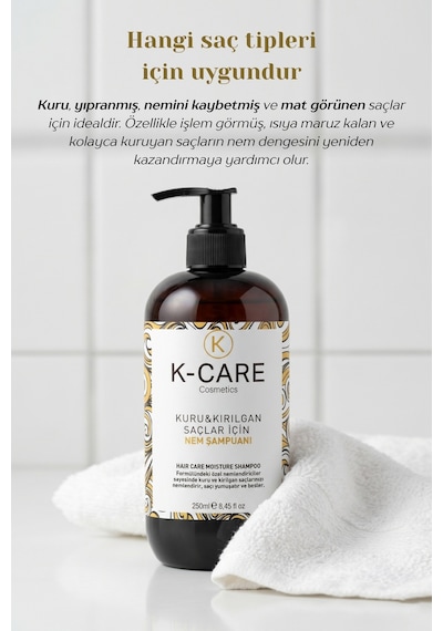 K K-care Cosmetics Nem Terapisi Şampuan 250 Ml Kuru - Yıpranmış