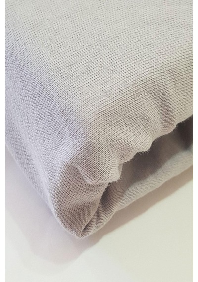 3 Adet Pamuklu Ve Lastikli 60 X 120 Cm Penye Bebek Çarşaf-gri