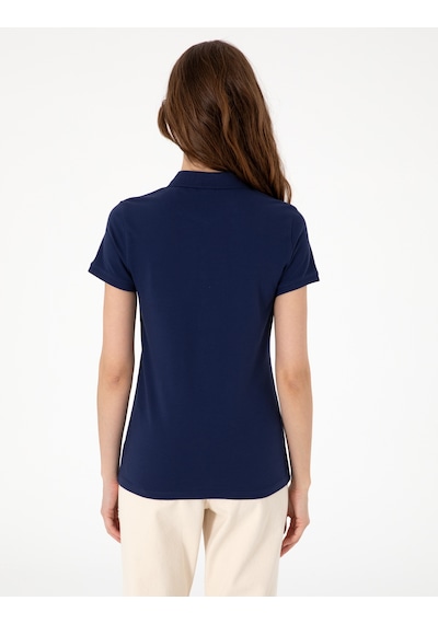 Pierre Cardin Kadın Lacivert Tişört Basic 50325456-vr033