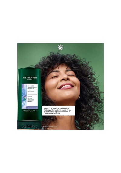 Yves Rocher Bukle Belirginleştirici Saç Kremi - Kıvırcık Ve Dalgalı Saçlar / Boucles Organik Keten Ve Agav 200 200 Ml