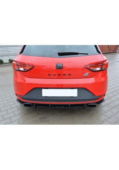 Seat Leon Mk3 Cupra Arka Tampon Splitteri Parlak Siyah 2012-2016