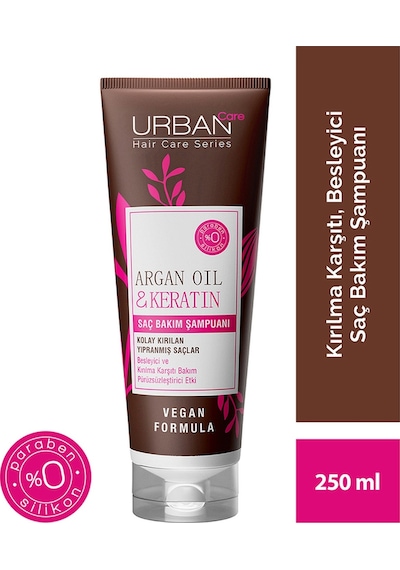 Urban Care Argan Yağı&keratin Kolay Kırılan Saçlara Özel Şampuan 3 x 250 ML