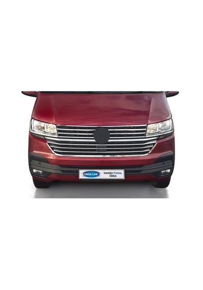 Vw T6.1 Caravelle Krom Ön Panjur Alt Çıtası 5 Parça 2020 ve Sonra